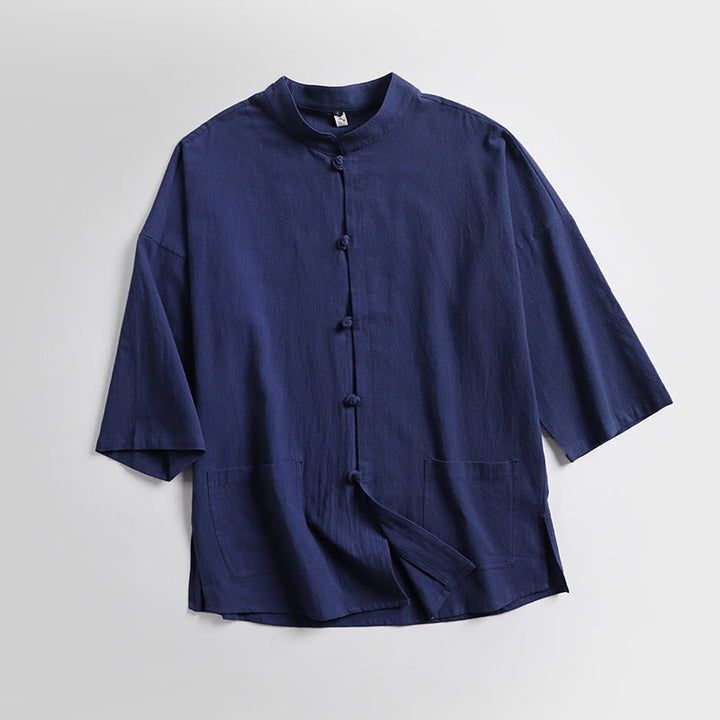 Buddha Stones七分袖 クロップド丈 ブルマー コットン トップス パンツ 衣類 メンズ セット - image 10