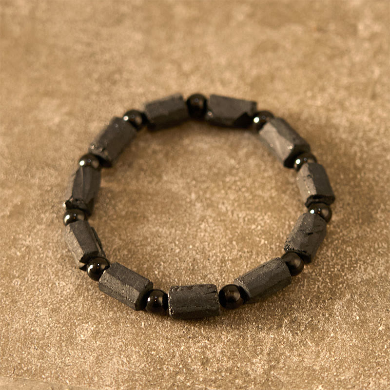 Buddha Stonesブラックトルマリン ウィズダムブレスレット
