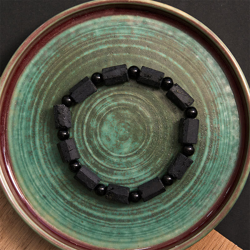 Buddha Stonesブラックトルマリン ウィズダムブレスレット