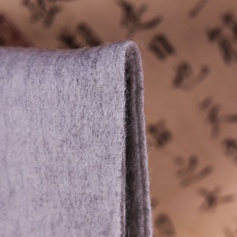 Buddha Stonesウールショール ピンク牡丹蝶刺繍タッセル 冬用 心地よい旅行用スカーフラップ - image 3