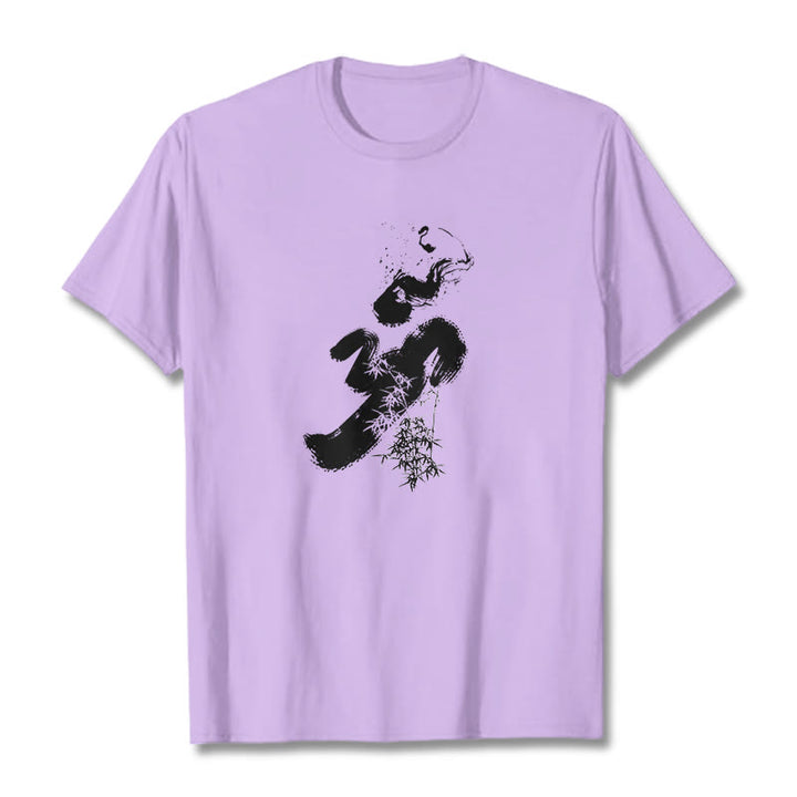 Buddha StonesOM 竹墨 コットンTシャツ - 梅 - 2XL - image 14