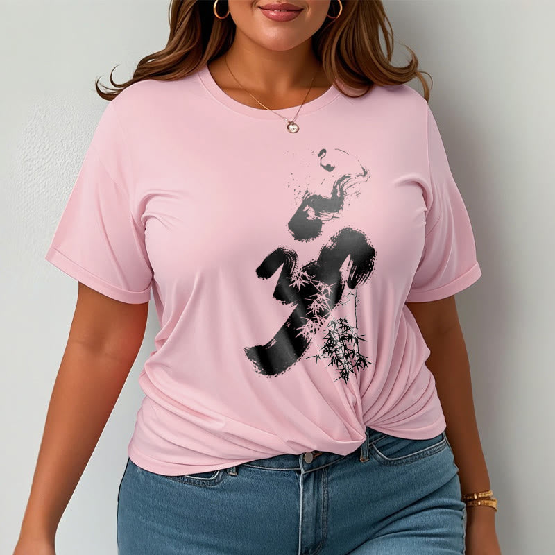 Buddha StonesOM 竹墨 コットンTシャツ - image 17