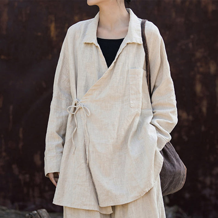 Buddha Stones瞑想ラミーコットン衣類 - image 10