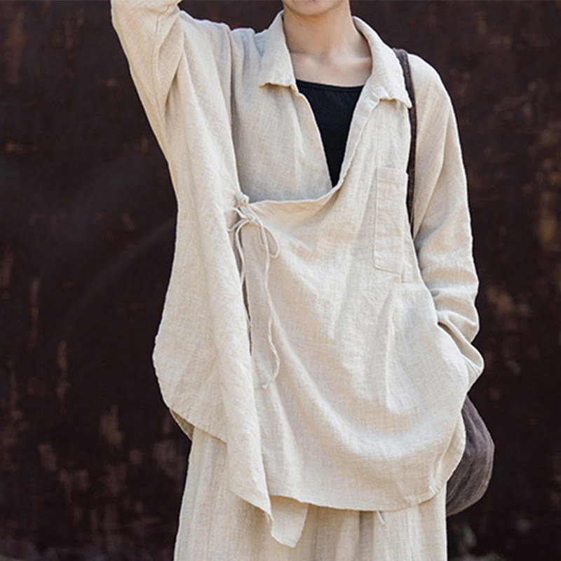 Buddha Stones瞑想ラミーコットン衣類 - image 11