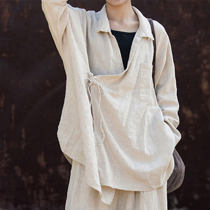 Buddha Stones瞑想ラミーコットン衣類 - image 11