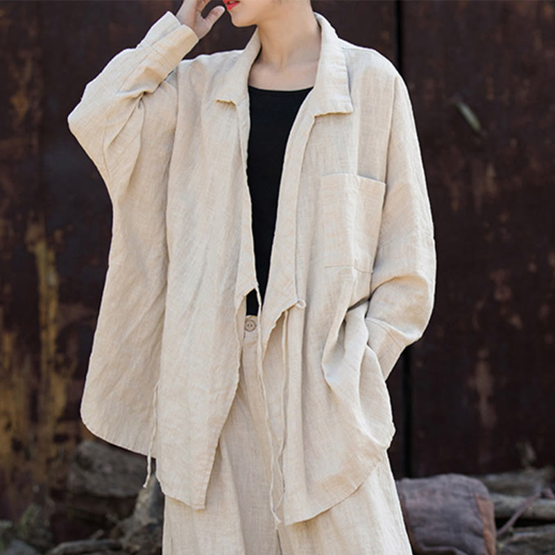 Buddha Stones瞑想ラミーコットン衣類 - image 12