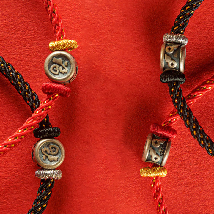 Buddha Stones 編み紐×925スターリングシルバー 福モチーフ 信仰 お守り 開運 パワーストーン ブレスレット - image 13