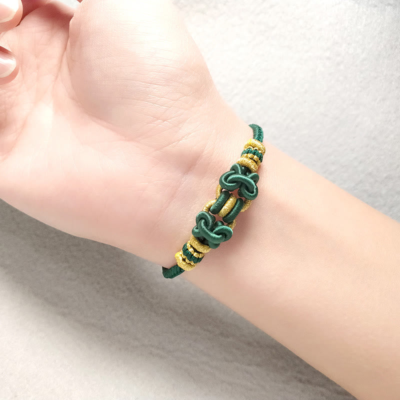 Buddha Stonesの赤い紐のサドルノットの強さのブレスレット