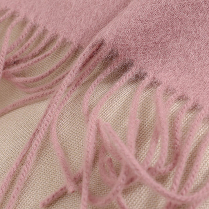 Buddha Stonesウールショール 大きな花 スパンコール 刺繍 タッセル 冬 心地よい 旅行用スカーフ ラップ - image 11