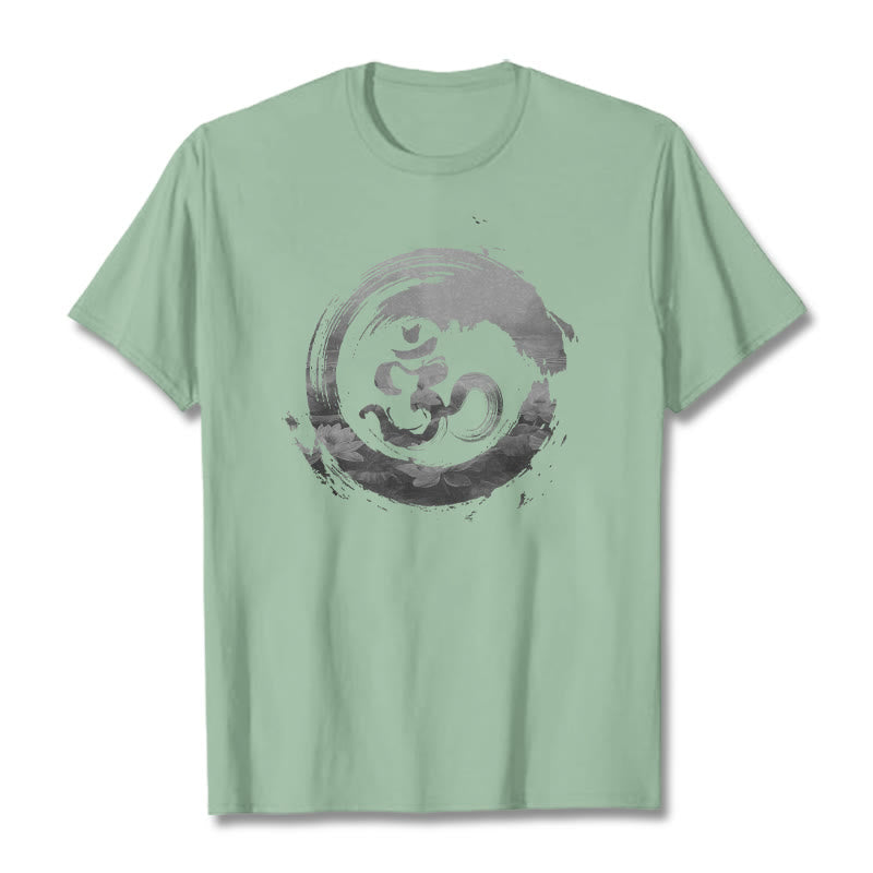 Buddha Stonesオム ロータス コットン Tシャツ - 淡い緑色 - 2XL - image 17