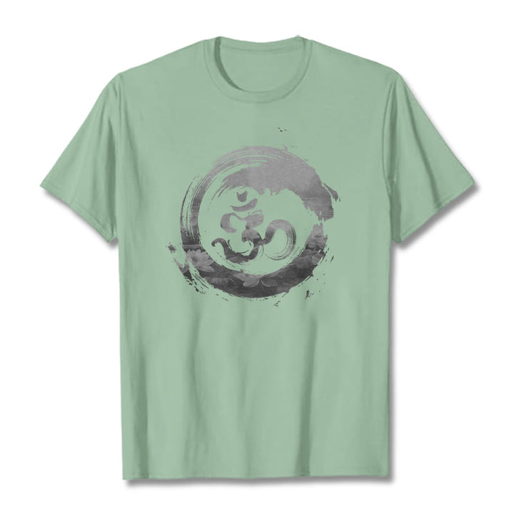 Buddha Stonesオム ロータス コットン Tシャツ - 淡い緑色 - 2XL - image 17