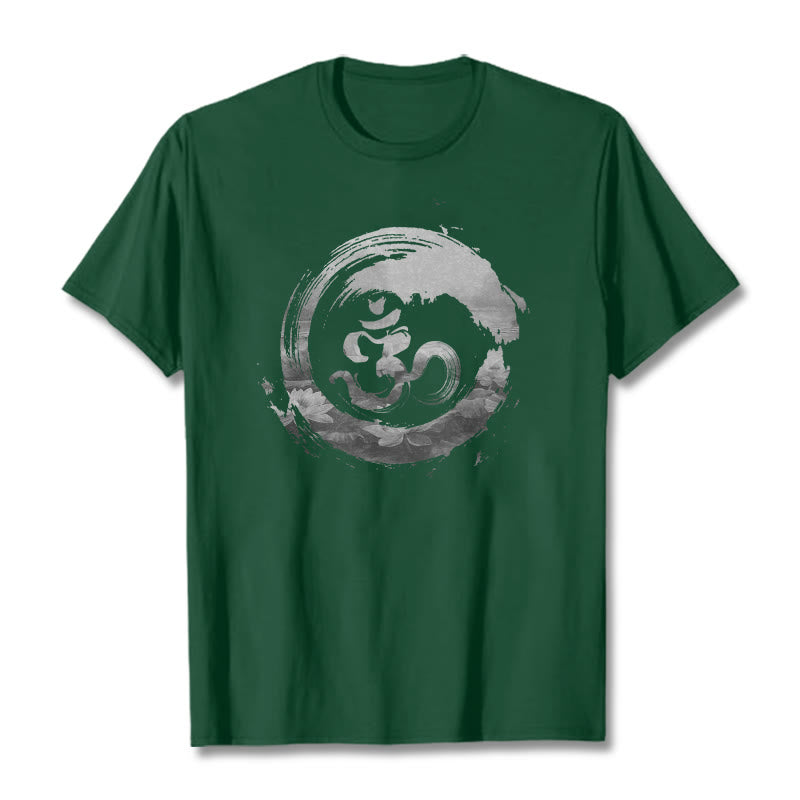 Buddha Stonesオム ロータス コットン Tシャツ - フォレストグリーン - 2XL - image 8