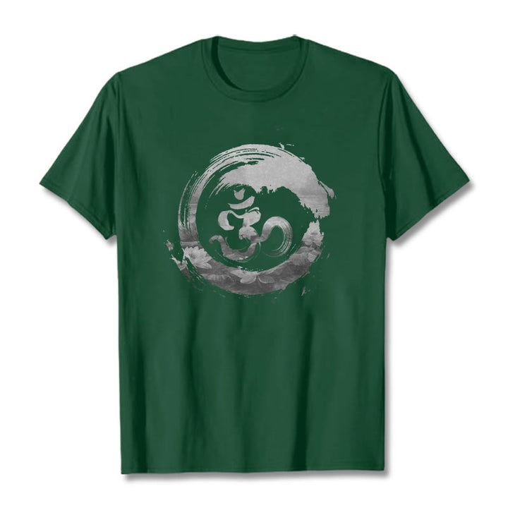Buddha Stonesオム ロータス コットン Tシャツ - フォレストグリーン - 2XL - image 8