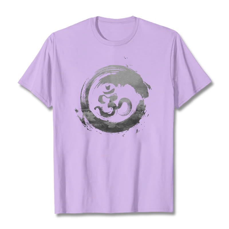 Buddha Stonesオム ロータス コットン Tシャツ - 梅 - 2XL - image 14