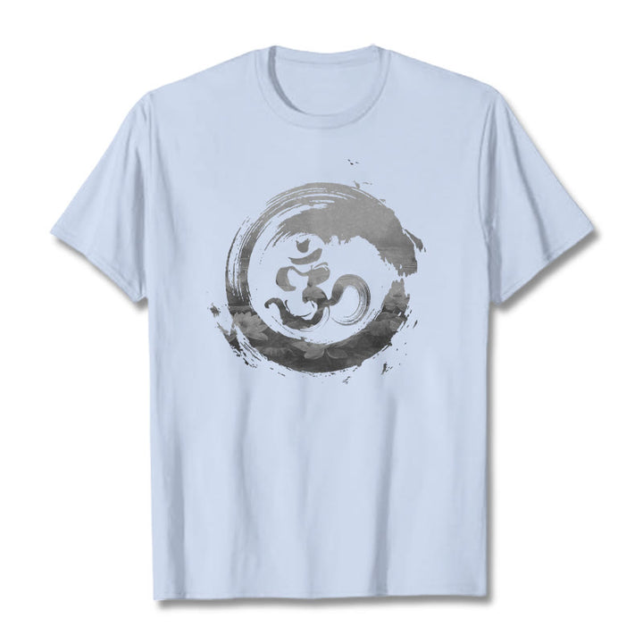 Buddha Stonesオム ロータス コットン Tシャツ - ライトシアン - 2XL - image 10
