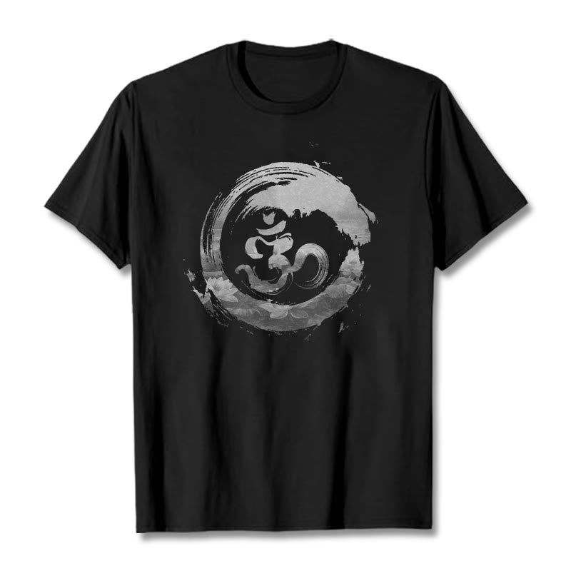 Buddha Stonesオム ロータス コットン Tシャツ - 黒 - 2XL - image 1