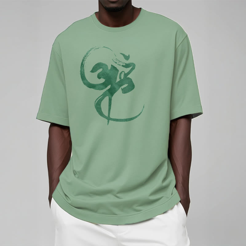 Buddha StonesOm デザイン コットン Tシャツ - image 19