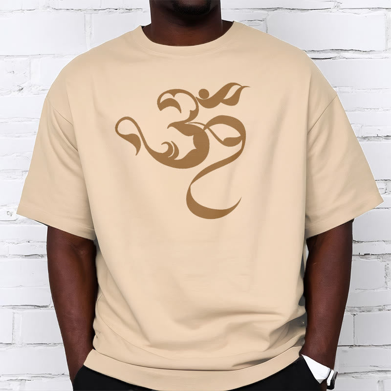 Buddha Stonesオーム図デザインコットンTシャツ - image 13