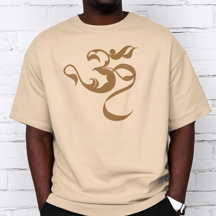 Buddha Stonesオーム図デザインコットンTシャツ - image 13