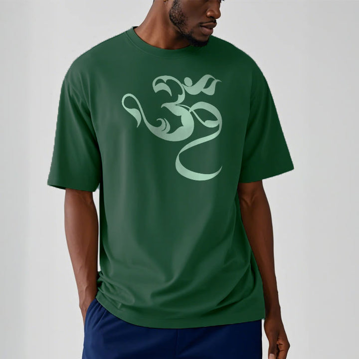 Buddha Stonesオーム図デザインコットンTシャツ - image 10