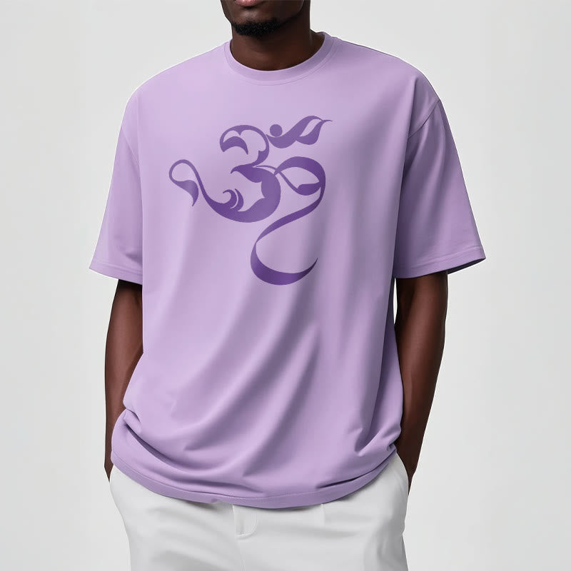 Buddha Stonesオーム図デザインコットンTシャツ - image 15