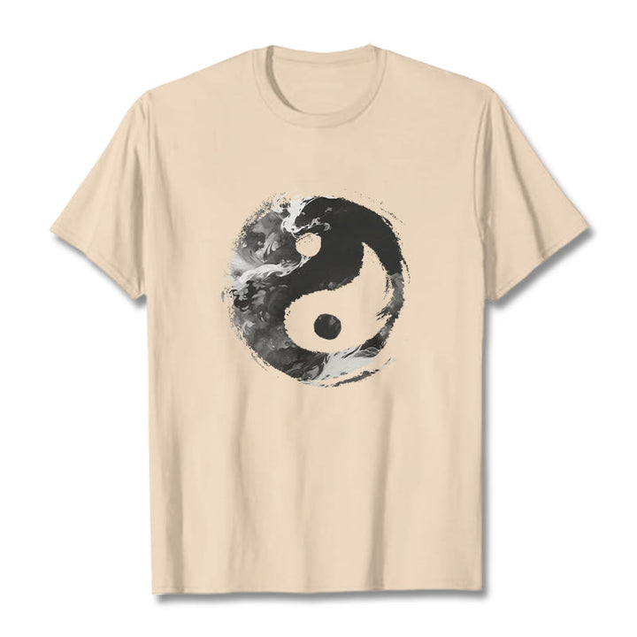 Buddha Stones陰陽コットンTシャツ - ビスク - 2XL - image 12