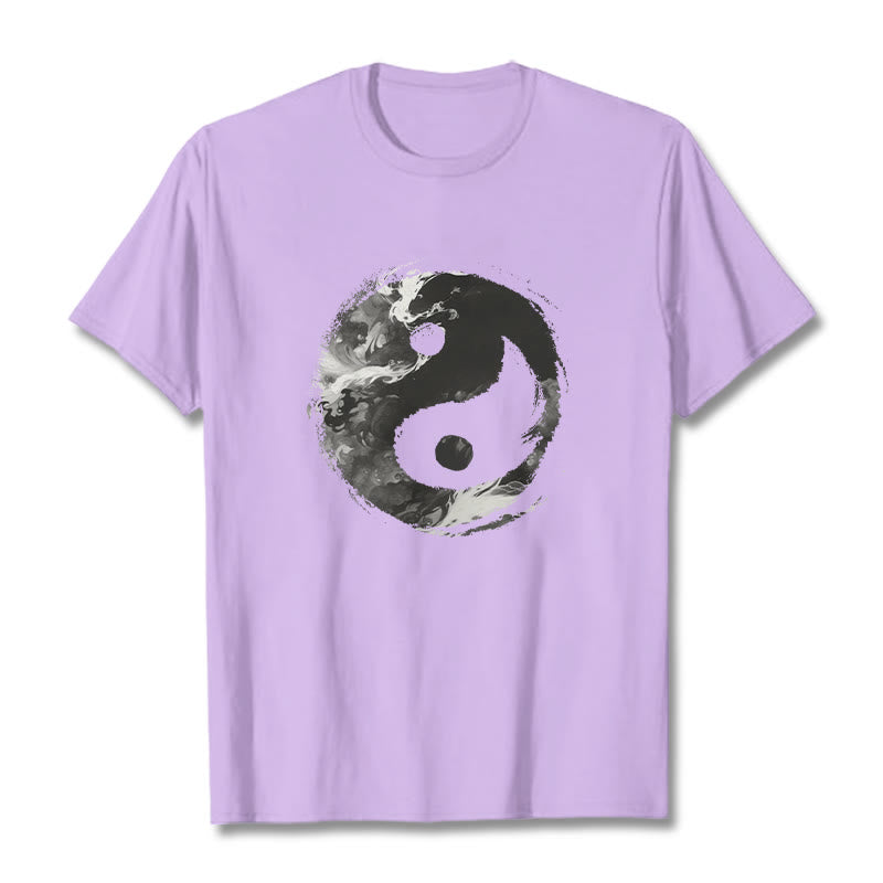 Buddha Stones陰陽コットンTシャツ - 梅 - 2XL - image 16