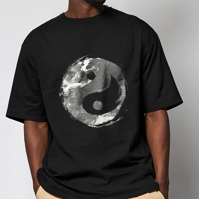 Buddha Stones陰陽コットンTシャツ - image 6