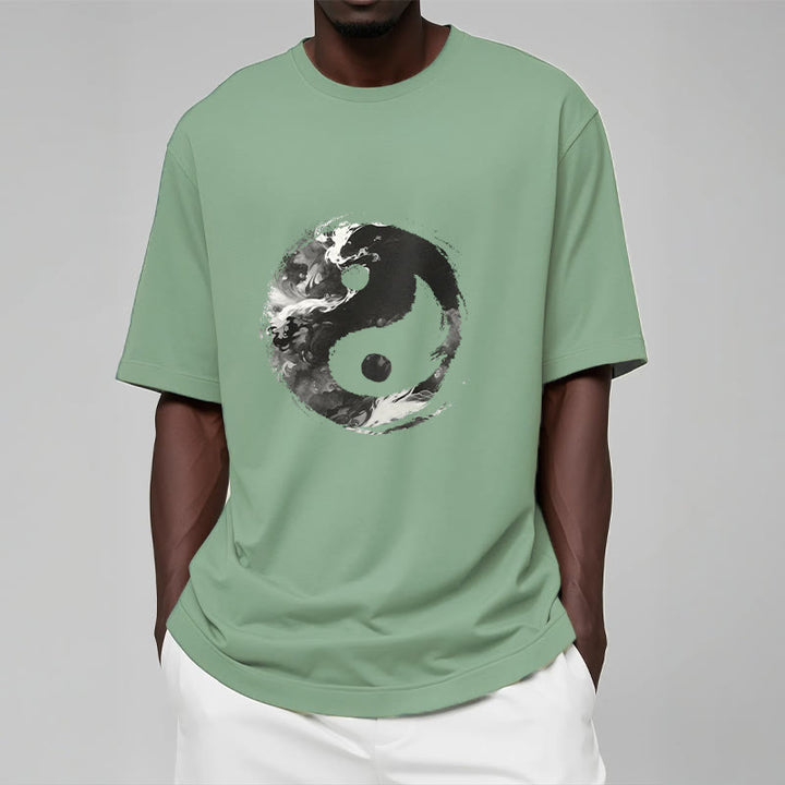 Buddha Stones陰陽コットンTシャツ - image 15