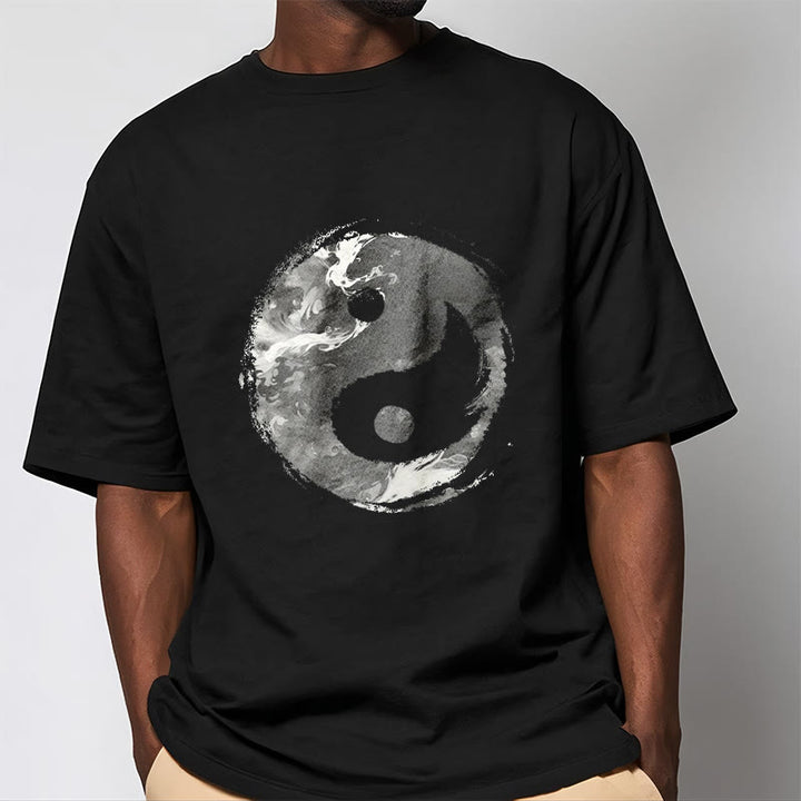 Buddha Stones陰陽コットンTシャツ - image 7