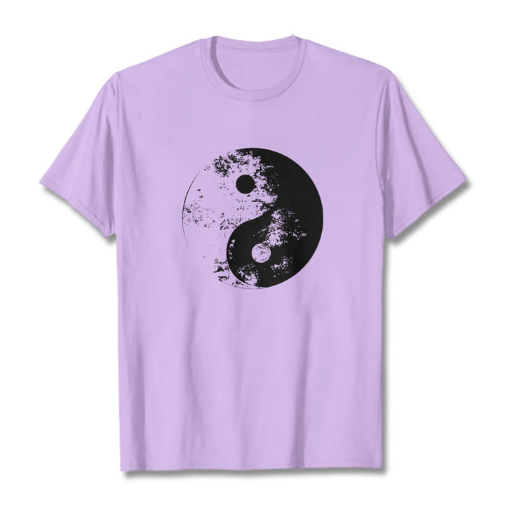 Buddha Stones陰陽 太極拳柄 コットンTシャツ - 梅 - 2XL - image 16