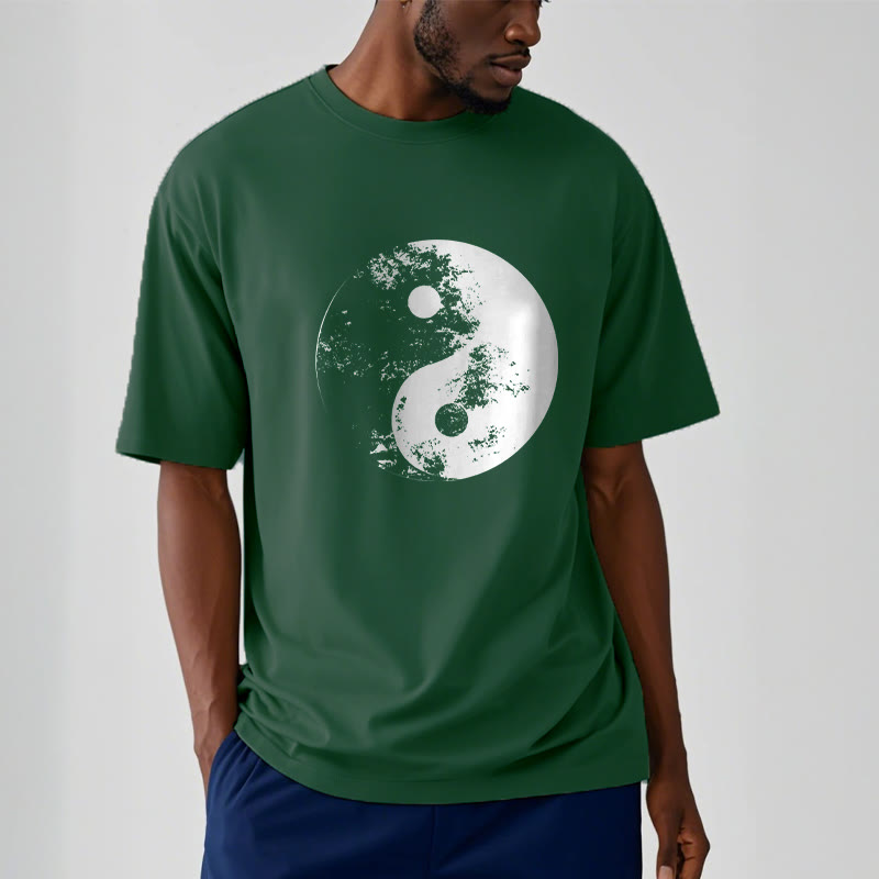 Buddha Stones陰陽 太極拳柄 コットンTシャツ - image 10