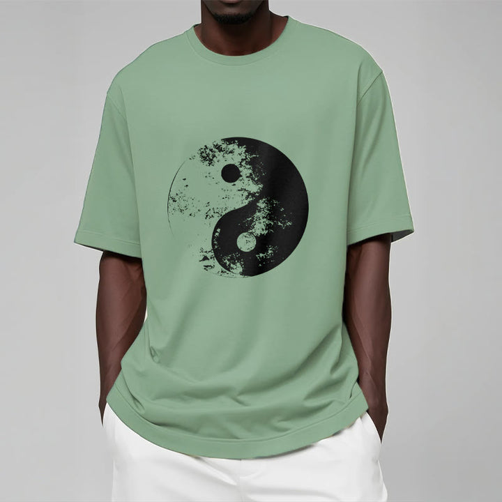 Buddha Stones陰陽 太極拳柄 コットンTシャツ - image 16