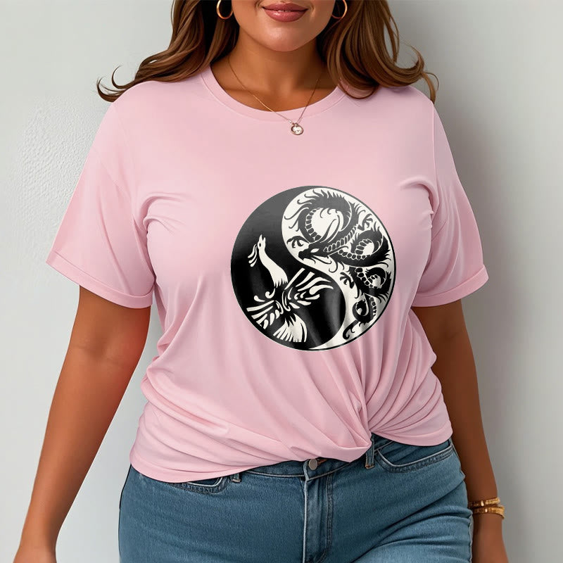 Buddha Stonesフェニックス陰陽コットンTシャツ - image 20