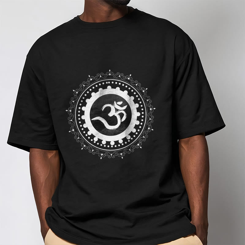 Buddha Stonesオム マンダラ柄 コットンTシャツ - image 6