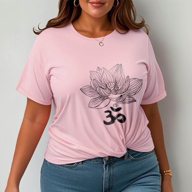 Buddha Stonesオム ロータス スケッチ コットン Tシャツ - image 15