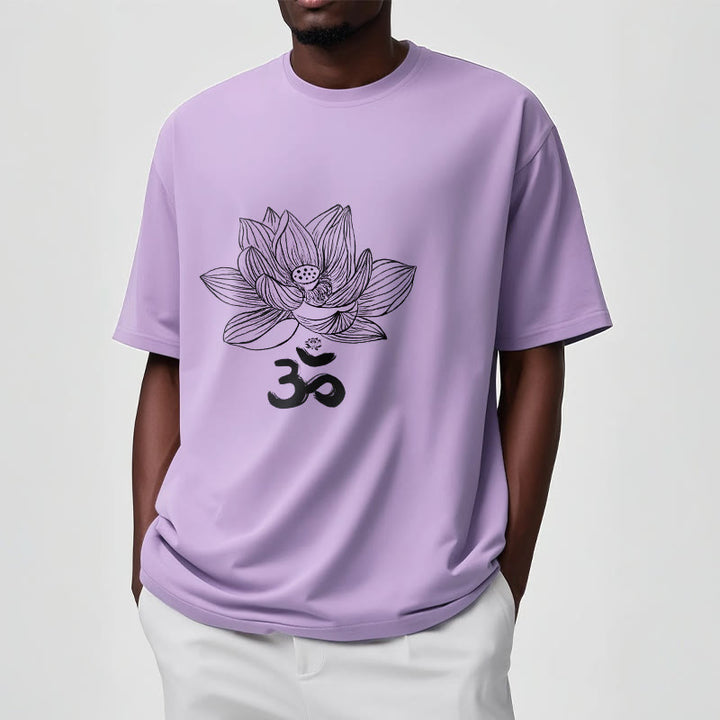 Buddha Stonesオム ロータス スケッチ コットン Tシャツ - image 17