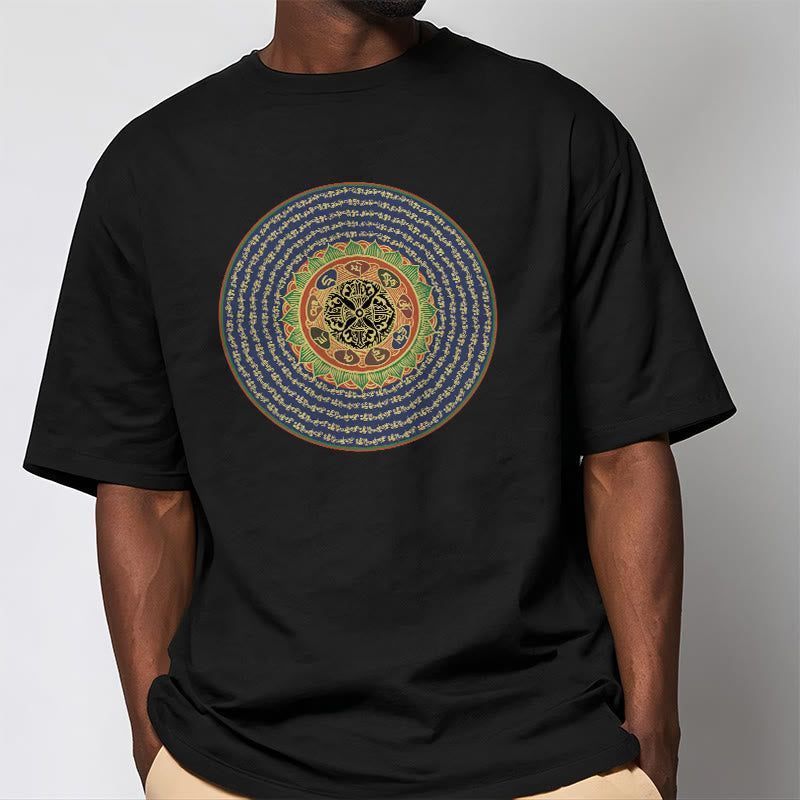 Buddha Stones 108オーム・マニ・パドメ・フムマントラ サンスクリット T シャツ - image 7