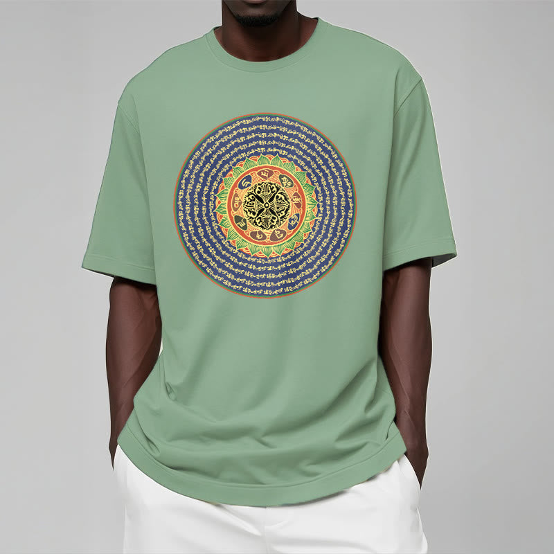 Buddha Stones 108オーム・マニ・パドメ・フムマントラ サンスクリット T シャツ - image 18