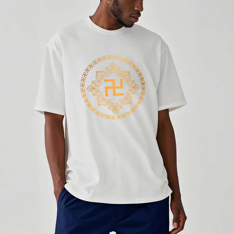 Buddha StonesスワスティカTシャツ - image 3