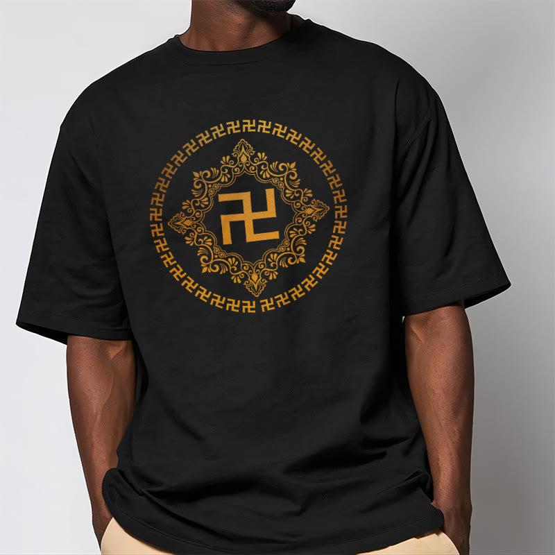 Buddha StonesスワスティカTシャツ - image 9