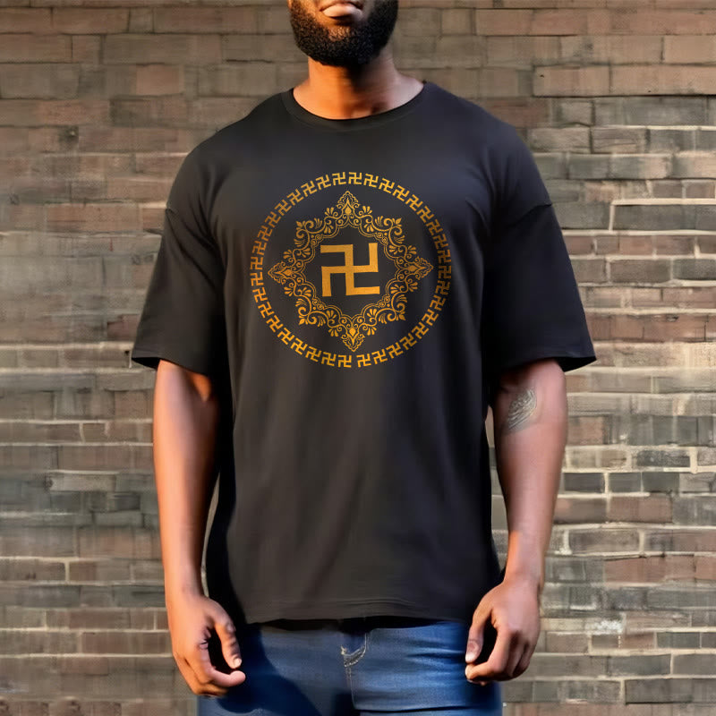 Buddha StonesスワスティカTシャツ - image 8