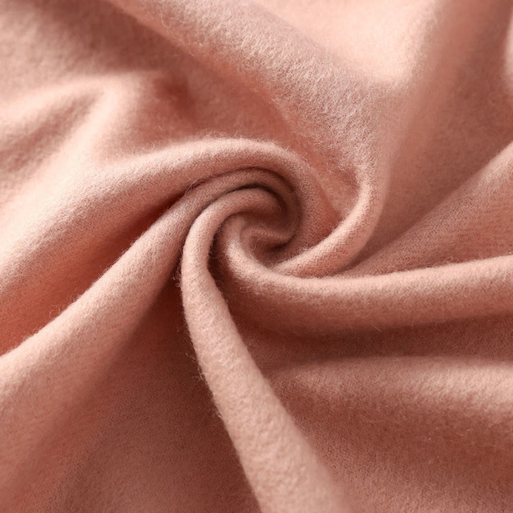 Buddha Stonesウールショール 赤い花と葉の刺繍タッセル 冬用 心地よい旅行用スカーフ ラップ - image 2