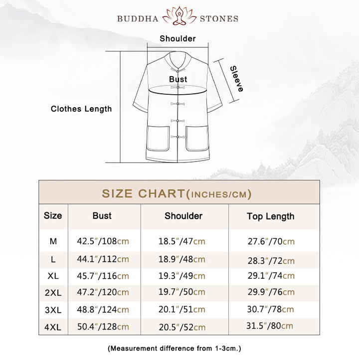Buddha Stones唐装漢服中国龍伝統カンフーユニフォーム半袖トップスとパンツ衣類メンズセット