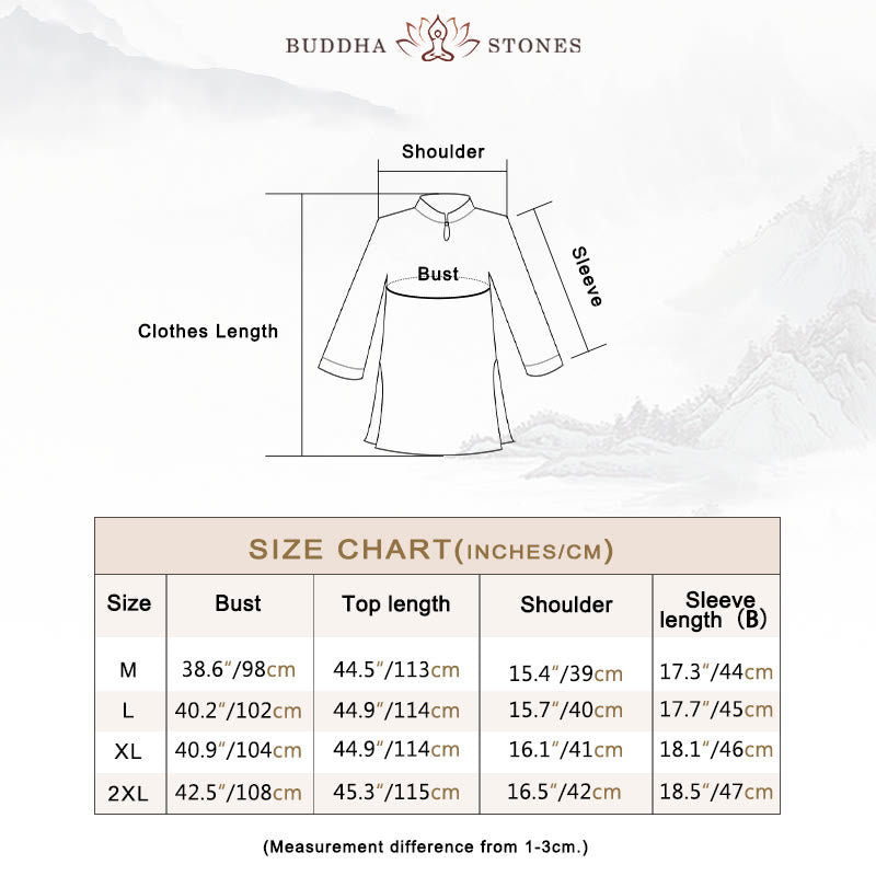 Buddha Stones2個セット ホワイト 太極拳 瞑想 ヨガ 禅 コットン リネン 衣類 トップス パンツ レディース セット - image 5