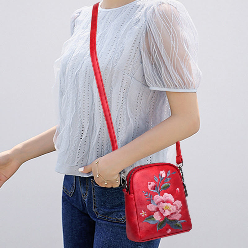 Buddha Stones蓮蘇刺繍 旅 ショッピングバッグ ショルダーバッグ クロスボディバッグ