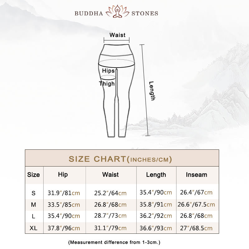 Buddha Stonesローズラインタイガーレオパードプリントスポーツフィットネスハイウエストレギンスレディースヨガパンツポケット付き - image 5