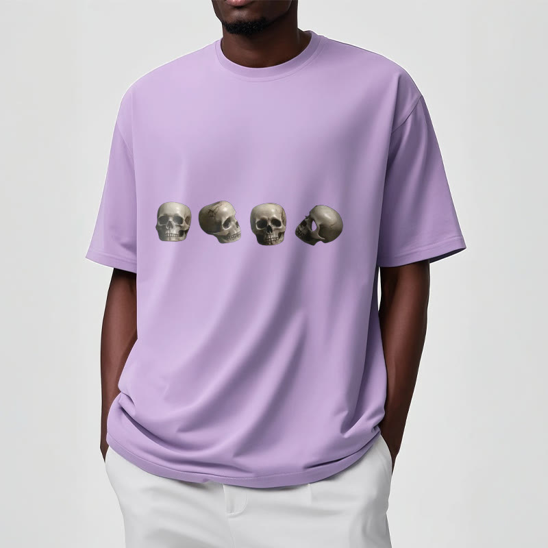 Buddha Stonesチベット 屍の王 森の頭蓋骨柄 Tシャツ - image 18