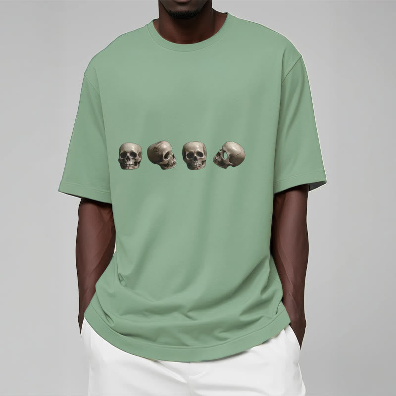 Buddha Stonesチベット 屍の王 森の頭蓋骨柄 Tシャツ - image 17