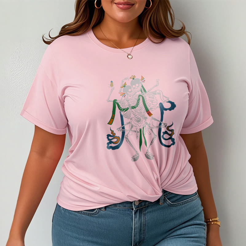 Buddha Stonesチベット 屍の王 森 デザイン Tシャツ - image 15